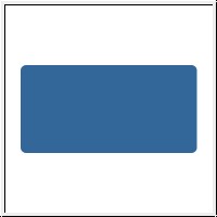 Dycem, rutschfeste Unterlage, eckig, 35 x 25 cm blau
