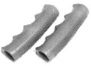Schiebegriff grau für 22 mm Rohr
