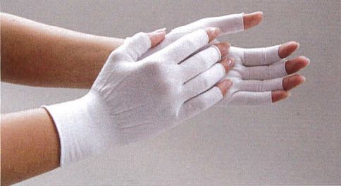 Unterziehhandschuhe fingerfrei, 100% Nylon