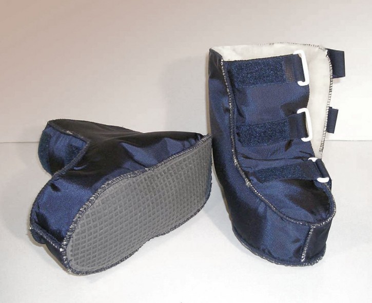 Reha Schuh Nylon, mit Klettverschluss und Laufsohle